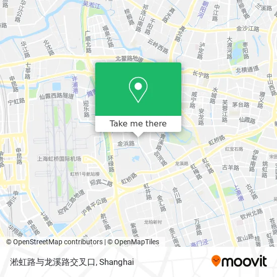 淞虹路与龙溪路交叉口 map
