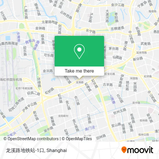 龙溪路地铁站-1口 map