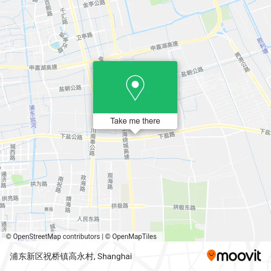 浦东新区祝桥镇高永村 map