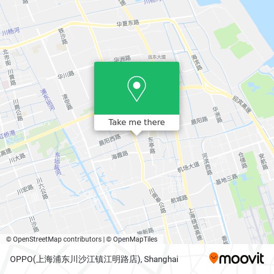OPPO(上海浦东川沙江镇江明路店) map