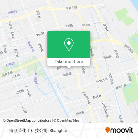 上海欧荣化工科技公司 map