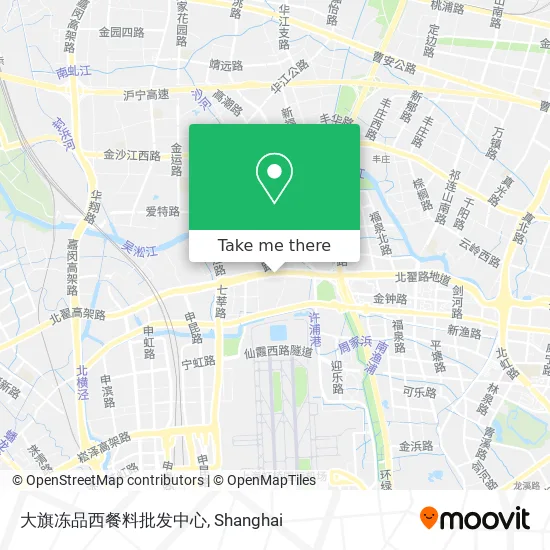 大旗冻品西餐料批发中心 map