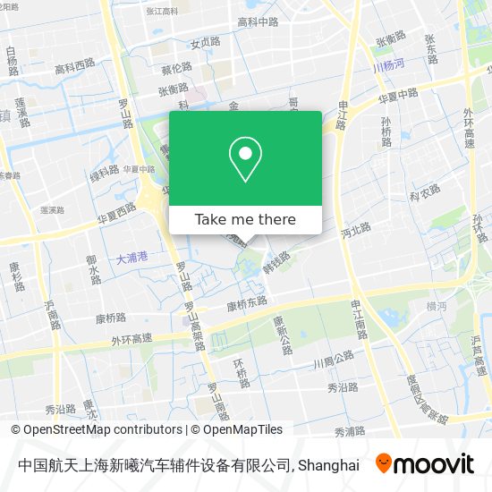 中国航天上海新曦汽车辅件设备有限公司 map