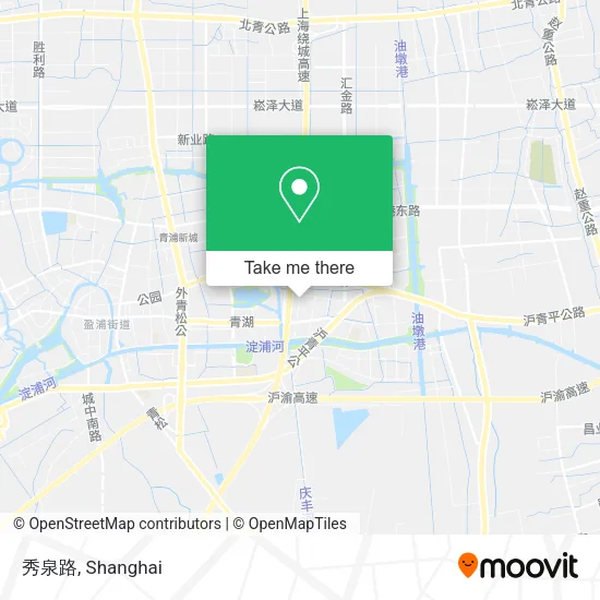 秀泉路 map