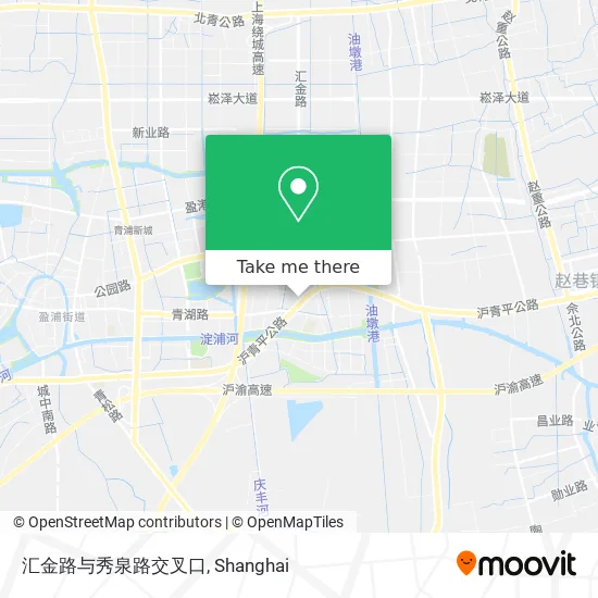 汇金路与秀泉路交叉口 map