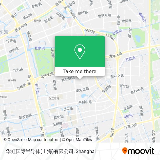 华虹国际半导体(上海)有限公司 map