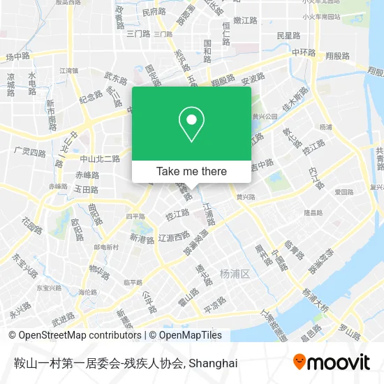 鞍山一村第一居委会-残疾人协会 map