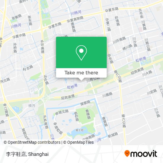 李字鞋店 map