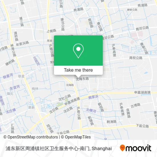 浦东新区周浦镇社区卫生服务中心-南门 map