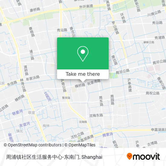 周浦镇社区生活服务中心-东南门 map