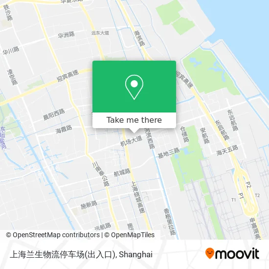 上海兰生物流停车场(出入口) map