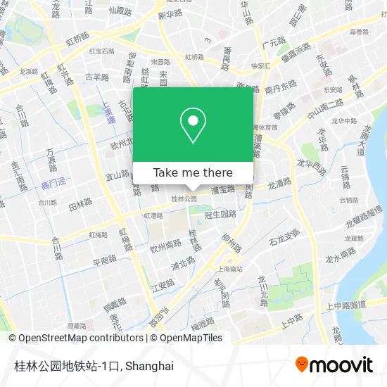 桂林公园地铁站-1口 map