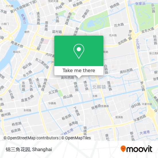 锦三角花园 map