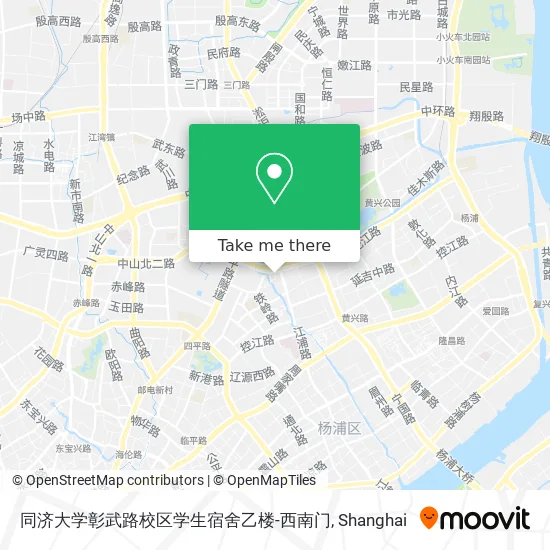 同济大学彰武路校区学生宿舍乙楼-西南门 map