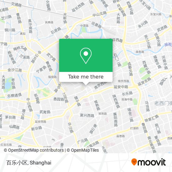 百乐小区 map