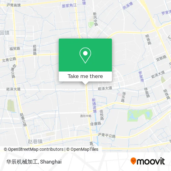 华辰机械加工 map