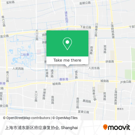 上海市浦东新区癌症康复协会 map