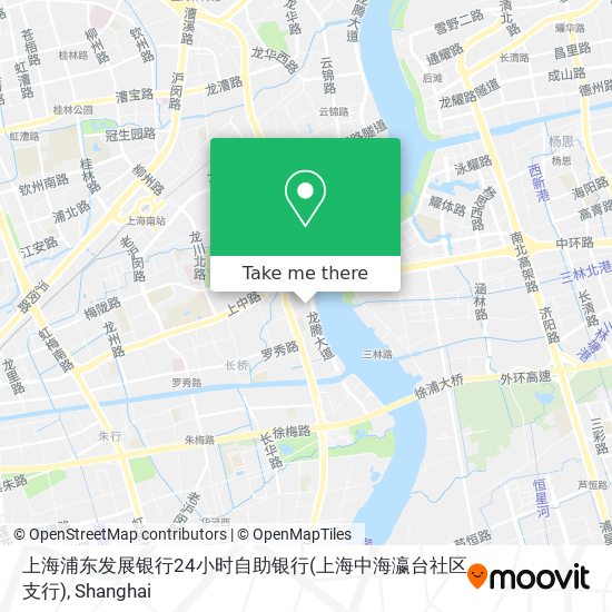 上海浦东发展银行24小时自助银行(上海中海瀛台社区支行) map