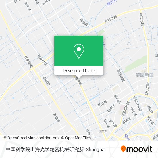 中国科学院上海光学精密机械研究所 map