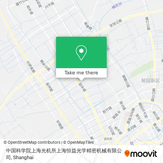 中国科学院上海光机所上海恒益光学精密机械有限公司 map