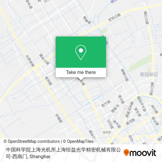 中国科学院上海光机所上海恒益光学精密机械有限公司-西南门 map