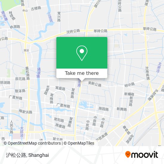 沪松公路 map