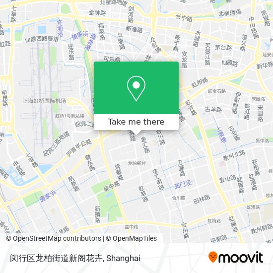 闵行区龙柏街道新阁花卉 map