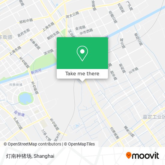 灯南种猪场 map