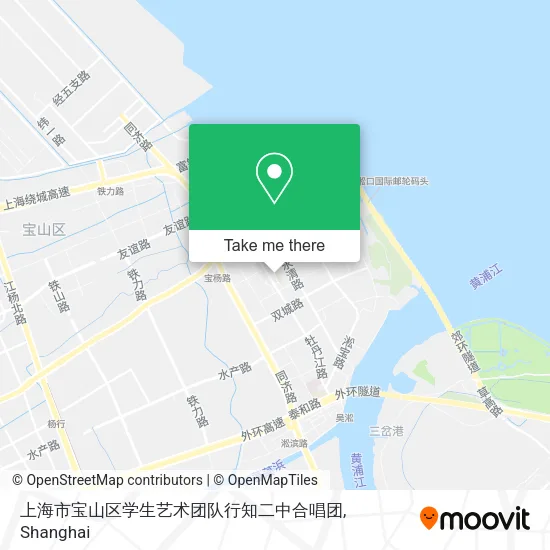 上海市宝山区学生艺术团队行知二中合唱团 map