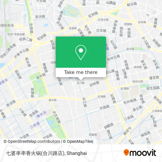 七婆串串香火锅(合川路店) map
