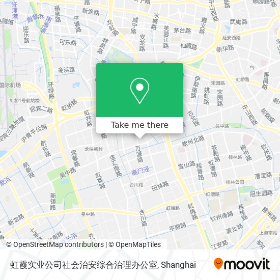 虹霞实业公司社会治安综合治理办公室 map