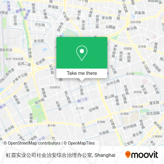 虹霞实业公司社会治安综合治理办公室 map