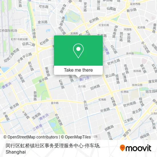 闵行区虹桥镇社区事务受理服务中心-停车场 map
