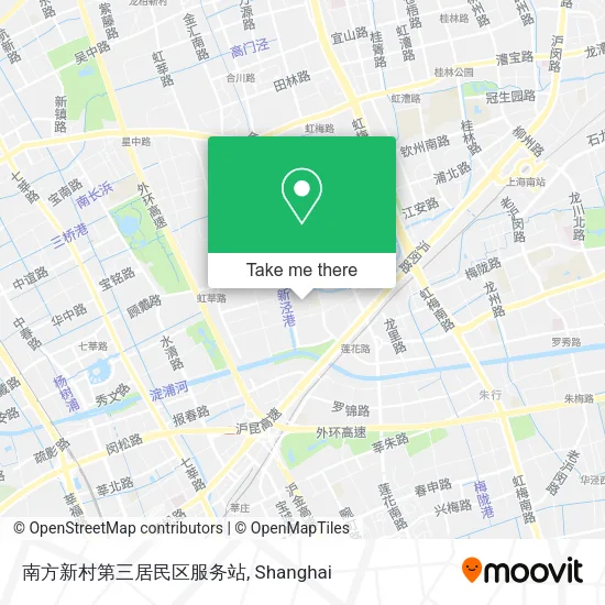 南方新村第三居民区服务站 map