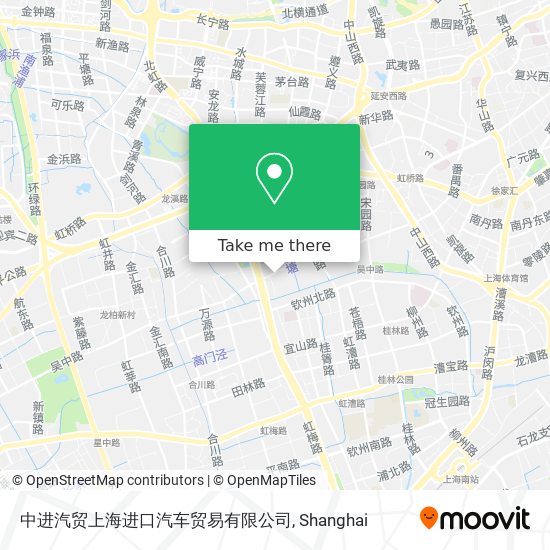 中进汽贸上海进口汽车贸易有限公司 map