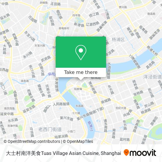 大士村南洋美食Tuas Village Asian Cuisine map