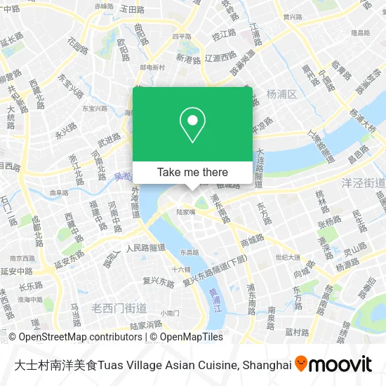 大士村南洋美食Tuas Village Asian Cuisine map