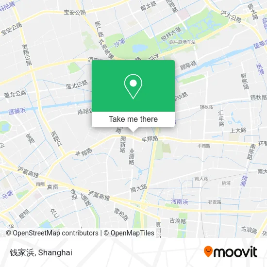 钱家浜 map
