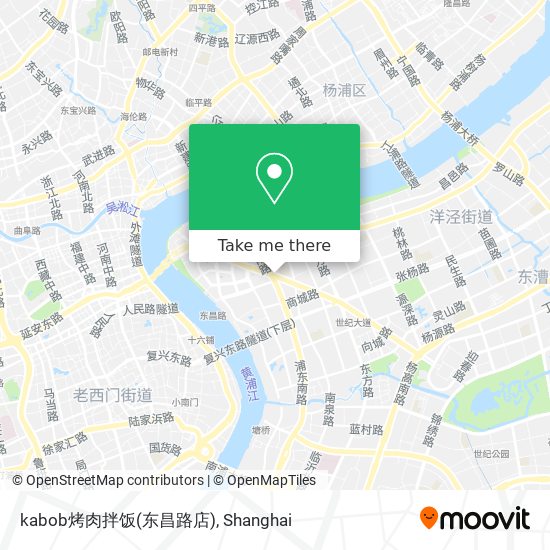 kabob烤肉拌饭(东昌路店) map