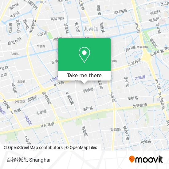 百禄物流 map