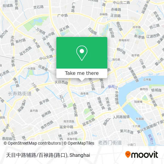 天目中路辅路/百禄路(路口) map