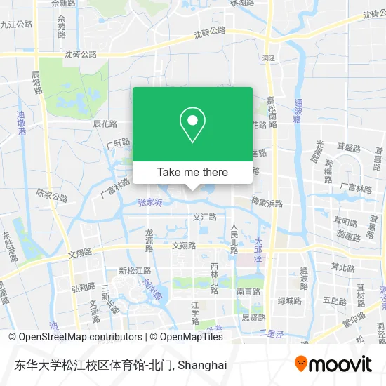 东华大学松江校区体育馆-北门 map