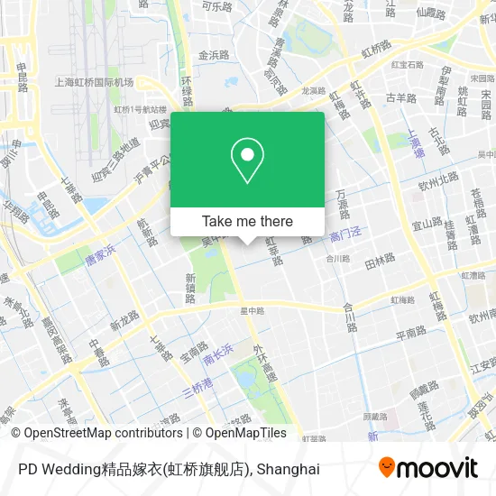 PD Wedding精品嫁衣(虹桥旗舰店) map