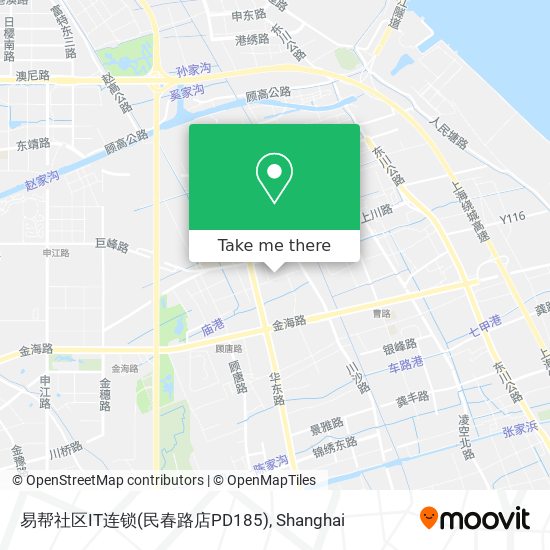 易帮社区IT连锁(民春路店PD185) map