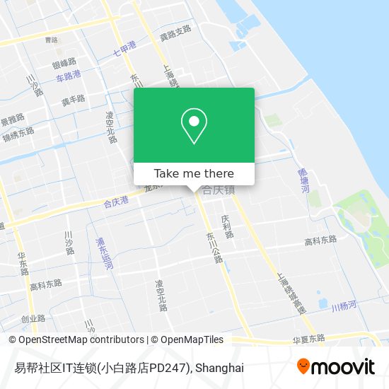 易帮社区IT连锁(小白路店PD247) map