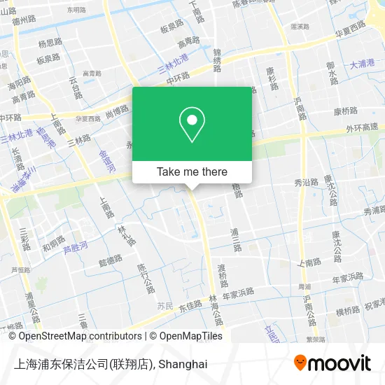 上海浦东保洁公司(联翔店) map