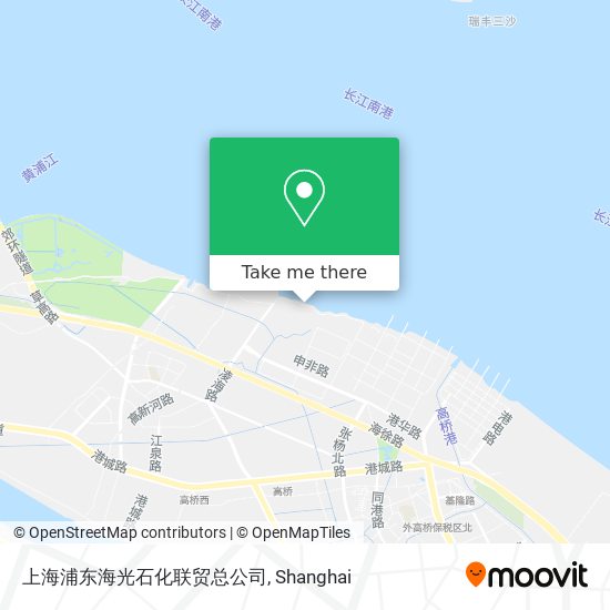 上海浦东海光石化联贸总公司 map
