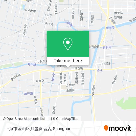 上海市金山区月盈食品店 map