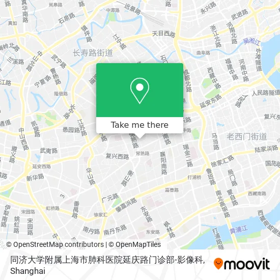同济大学附属上海市肺科医院延庆路门诊部-影像科 map