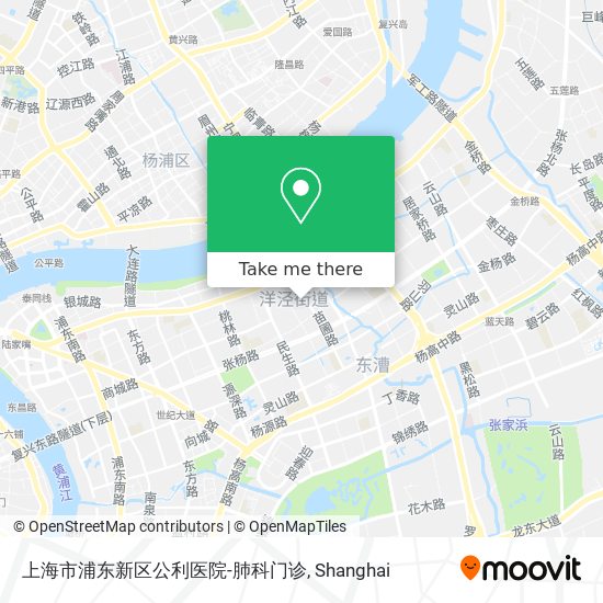 上海市浦东新区公利医院-肺科门诊 map